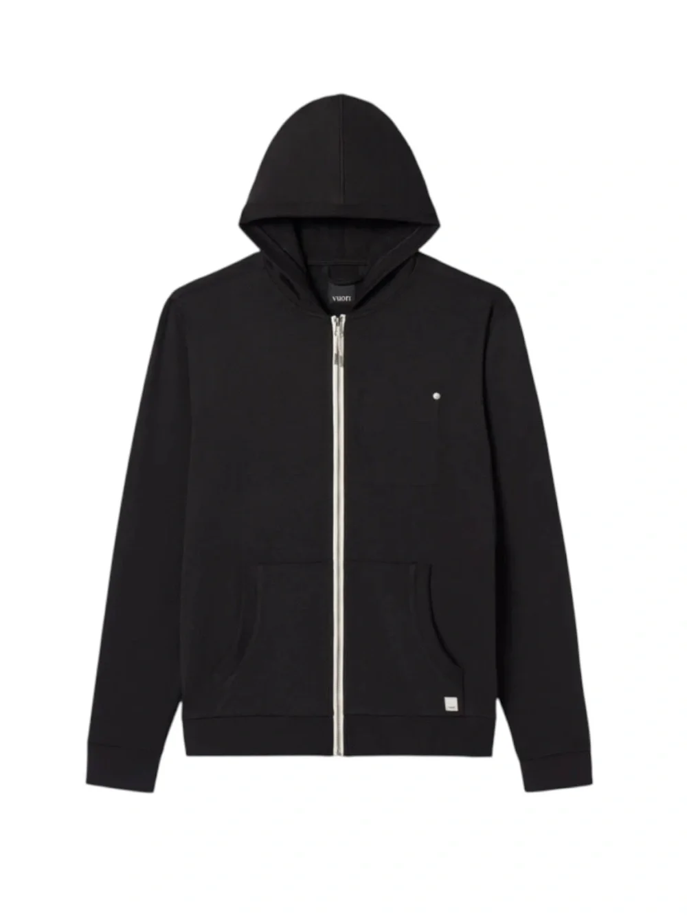 Vuori Coronado Hoodie Black Heather Full Zip DreamKnit Size XL - Picture 4 of 10